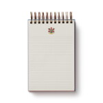 Rifle Paper Co. Linkovaný kroužkový blok Rosette, modrá barva, papír