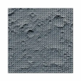 BRIXIES Plus 225.004 Designová podložka na stavění - měsíční krajina 25,5 x 25,5 cm