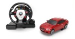 Mamido Autíčko na dálkové BMW M3 1:18 s volantovým ovládáním červené