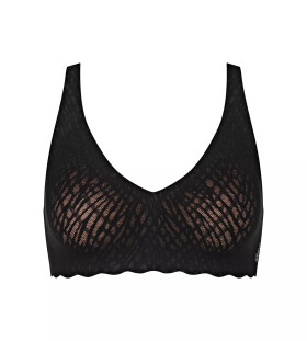 Dámská podprsenka ZERO Feel Bliss Soft bra - BLACK - černá 0004 - SLOGGI BLACK XL