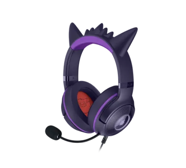 Razer Kraken Kitty V2 Pokémon Gengar Edition fialová / Herní sluchátka / mikrofon / USB-A / 2 m (RZ04-04730300-R3M1)