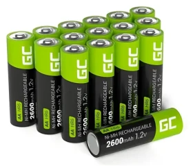 Green Cell Dobíjecí baterie AA HR6 16 ks / Nabíjecí baterie / Ni-MH / 2600mAh / 1,2V (GR10)