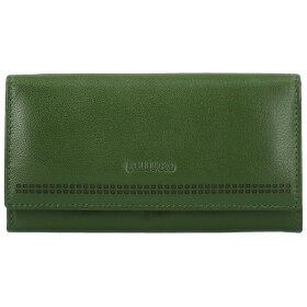 Trendy dámská kožená peněženka Bellugio Tryfon, zelená