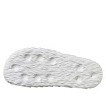 Dámské/pánské žabky adidas Adilette 22 Crystal White s pohodlnou tvarovanou podrážkou, bílé (HQ4672) 42