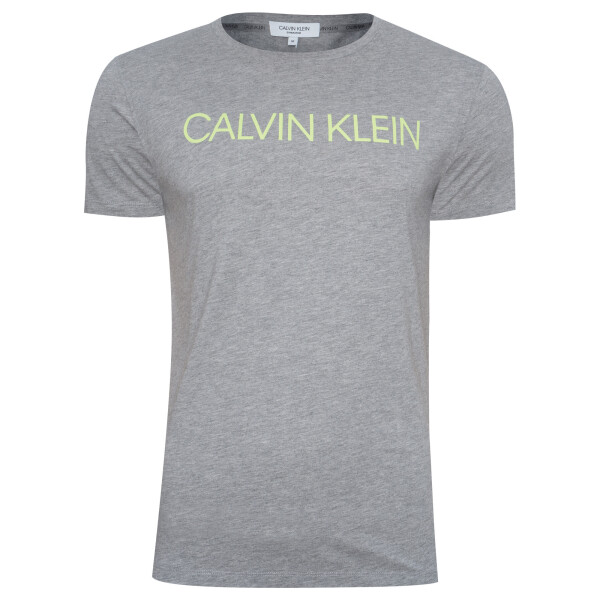 Pánské tričko s krátkým rukávem KM0KM00328-033 - Calvin Klein L