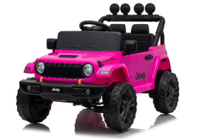 Mamido Elektrické autíčko Jeep Rubicon 24 V 2x200 W růžové