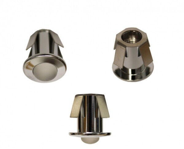 Cariitti CR-05 M8 satin chrom, fitinka C1540101L