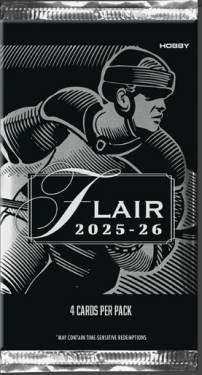 Hokejové karty NHL 2025-26 Upper Deck Flair Hockey Hobby Balíček