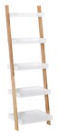 Set poličky a nosníků Naturel Home bílá/ořech mat 53,5x170x40 cm HOMEP5B HOMEP5B