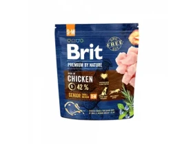 Brit Premium by Nature Senior S+M 1kg / Granule pro psy / starší psy 7+ let malých a středních plemen 1-25kg (8595602526383)