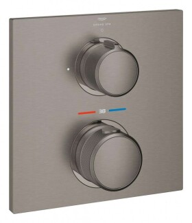GROHE - Allure Termostatická sprchová baterie pod omítku, kartáčovaný Hard Graphite 19380AL2