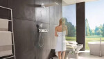 HANSGROHE - RainSelect Termostatická sprchová baterie pod omítku, pro 3 výstupy, černá/chrom 15356600