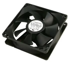 LogiLink Ventilátor 80x80 mm černý / Ventilátor / 2500 RPM / 32,6 dB / 4-pin (FAN101)