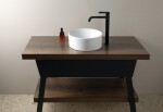 GSI - KUBE X keramické umývátko na desku, průměr 32cm, bílá ExtraGlaze 943511