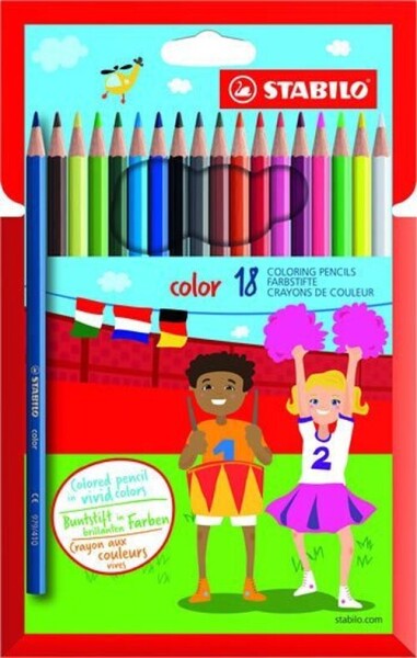 Pastelky STABILO color sada 18 ks