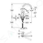 GROHE - BauEdge Dřezová baterie, chrom 31367001