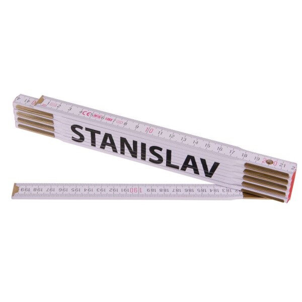 Metr skládací, 2m, dřevěný, PROFI, "STANISLAV"
