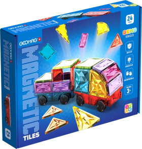 Geomag Magnetic Tiles Auta - Geomag