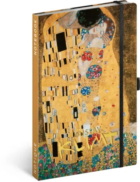 NOTIQUE Notes Gustav Klimt, linkovaný, 13 x 21 cm (A-34380)
