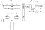 IDEAL STANDARD - Conca Tap Vanová baterie s příslušenstvím, chrom BC763AA