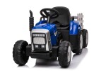 Mamido Elektrický traktor s vlečkou Blow modrý