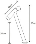 MEXEN - Astro baterie umyvadlová vysoká, chrom 746910-00