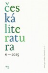 Česká literatura 6/2025