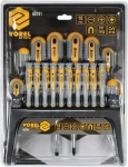 Vorel Sada šroubováků 18 ks / Sada šroubováků / CrV ocel / Ergonomická rukojeť / Ploché, křížové, Torx (TO-60781)