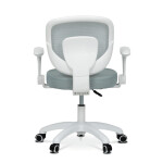 Dětská židle, výškově nastavitelná, zelená síťovina, KA-K1062 GRN