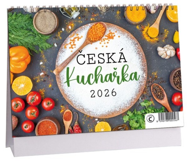 Stolní kalendář ARIA 2026 - Česká kuchyně
