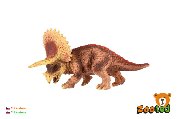Triceratops malý zooted plast 14cm sáčku