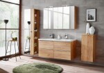 COMAD - Zrcadlová skříňka 60cm 2 dvířka DUB CAPRI 5907611647844