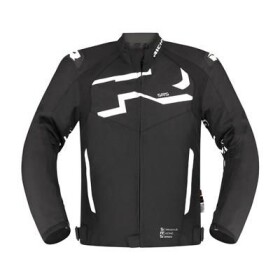 Moto bunda Richa Stradale Tex WP černo/bílá - Xxxl