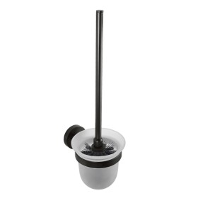 HOPA - WC štetka, miska sklo, 95×360×140 mm - Barva - Černá KDBE104113010