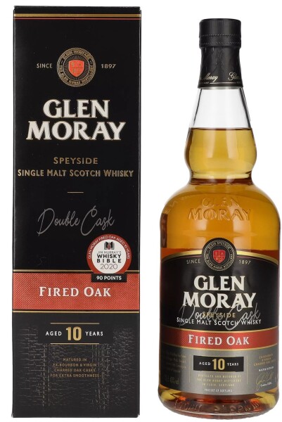 Glen Moray Fired Oak Single Malt Scotch Whisky 10y 40% 0,7 l (tuba)