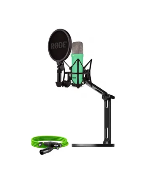 Rode NT1 Signature světle zelená / Kondenzátorový mikrofon / XLR / stolní rameno (BUROINT1GN)