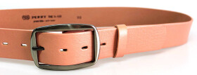 PENNY BELTS 117503 Dámský kožený opasek růžový 90cm