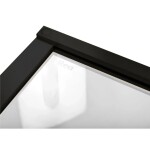 REA - Sprchové dveře HUGO 90 L/P bez stěnového profilu černá REA-K6604