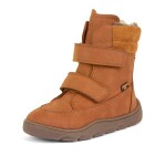 Dětské zimní barefoot boty ZERU TEX WINTER Cognac, Froddo, G3160240-2, hnědá - 31