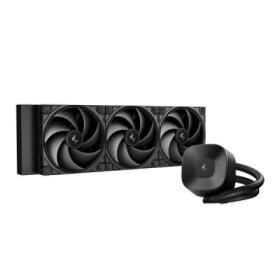 DEEPCOOL Vodní chladič LE360 V2 ZERO DARK, 3x120mm, ARGB, AM5, LGA1851, černá EDF_1808175