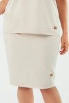 Italian Fashion Stella midi barva: béžová 2XL