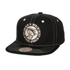 Mitchell & Ness Pánská kšiltovka Pittsburgh Penguins NHL Contrast Natural Snapback Vintage