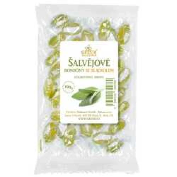 Grešík Šalvějové bonbony se sladidlem 100 g