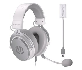 ENDORFY Sluchátka Viro Plus USB Onyx White, 3.5mm jack, USB, bílá EDF_557879
