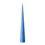 Ester & erik Svíčka Cone 37 cm – 37 Moon Blue, modrá barva, vosk