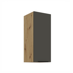 Horní skříňka Aria 30 G-72 1F Barva korpusu: Dub artisan, Barva dvířek: GR - Graphite AFM