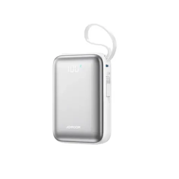 Joyroom JR-PBF29 bílá / Powerbanka / 20000mAh / 22.5W / 1x USB-C / 1x Lightning + 1x USB-C kabel (6956116755355)