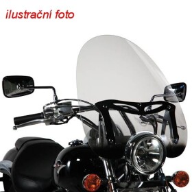 A35N plexi čiré samostatné custom, vxš549x468 mm, dolní část tmavá