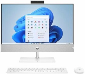 HP 24-ca0000nc AiO bílá / 23.8 FHD / RYZEN 5 5500U 2.1 GHz / 16GB / 512GB SSD / Radeon / W11 (60J07EA)