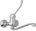 JB Sanitary Nástěnná dřezová a umyvadlová baterie SLIM, rozteč 100 mm, s lékařskou pákou A20 30 40